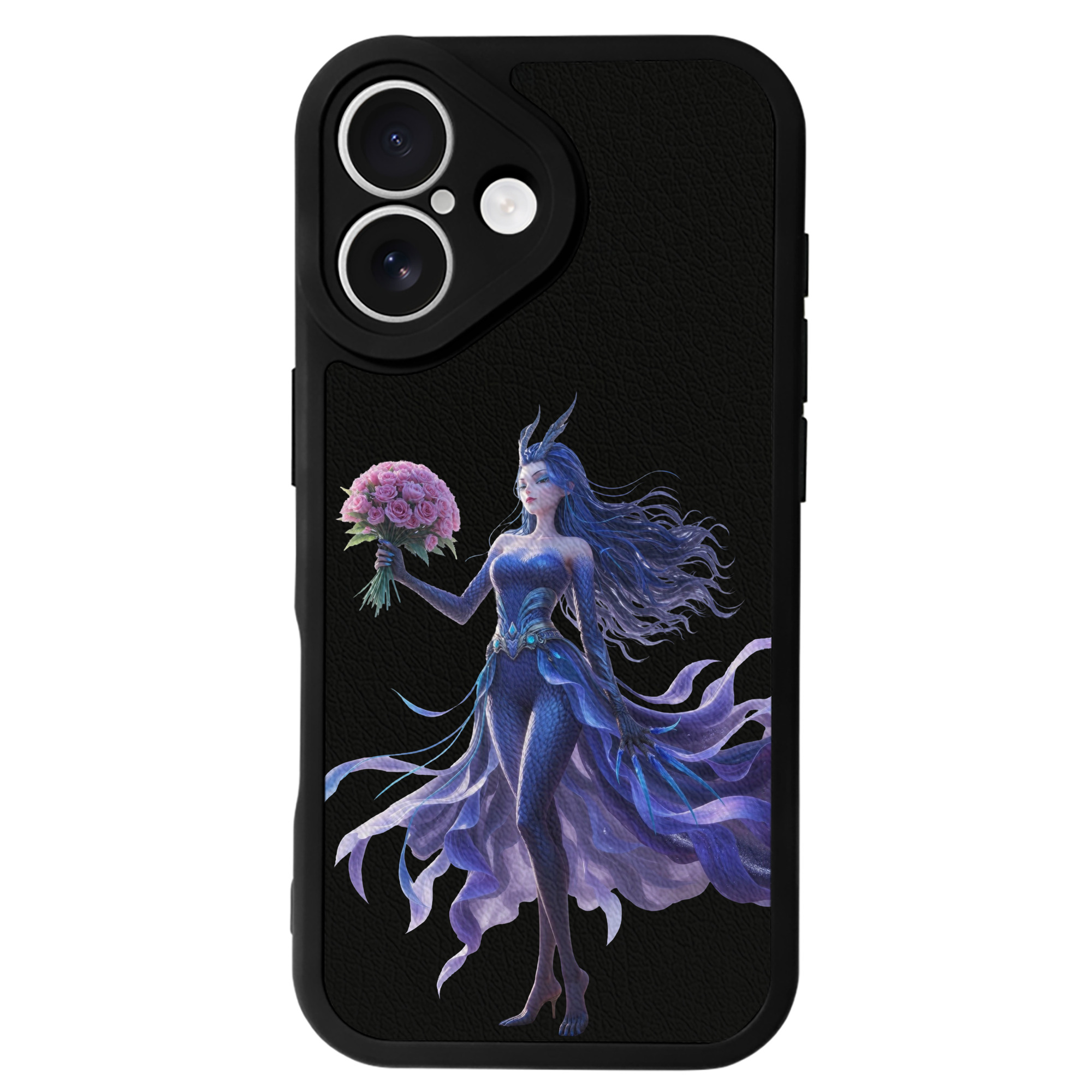 （画像用） Ne Zha 2 ナタ 魔童の大暴れ 【iPhone 16シリーズ対応】シリコンスマホケース（レザー調） 材質：シリコン
